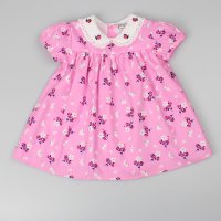 D32725 Baby Girls All Over Print Lined Dress  (1-2 Years)